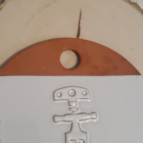 Mud Pie Eat & Drink Corkscrew Design Round Trivet - Picture 4 of 7